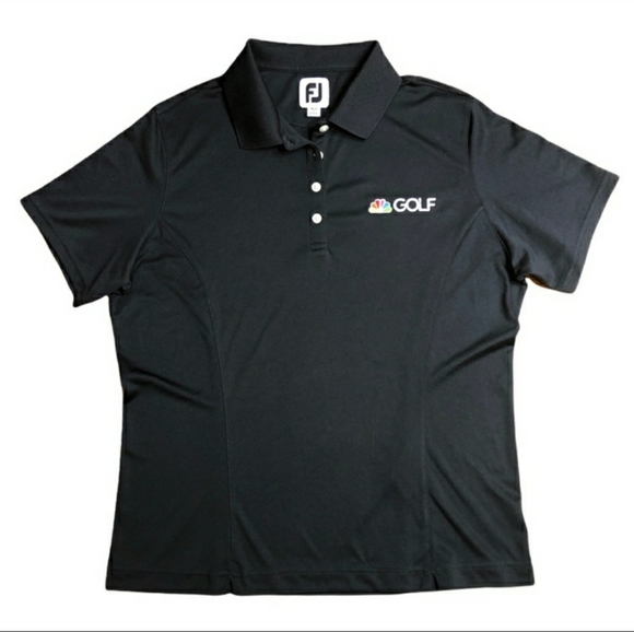 FOOTJOY Black Projoy Performance Shirt Style #27071 Sz Large - Picture 2 of 8